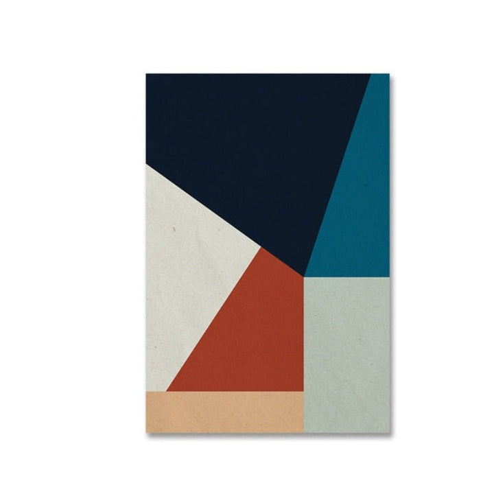 Scandinavia Geometric Prints Poster Nordic - Canvas Wall Art Painting | Bowlift
