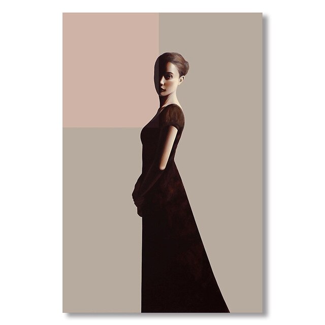 Luxurious Figure Wall Art - Canvas Wall Art Painting | Bowlift