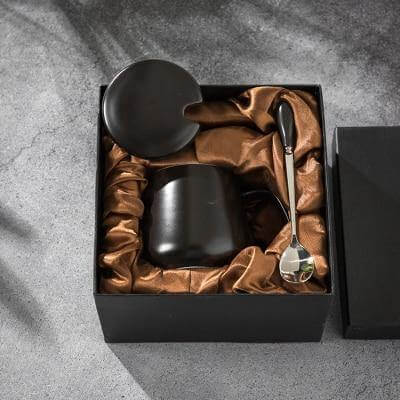 BowLift | Elegant Marble Ceramic Coffee Mug Gift Set