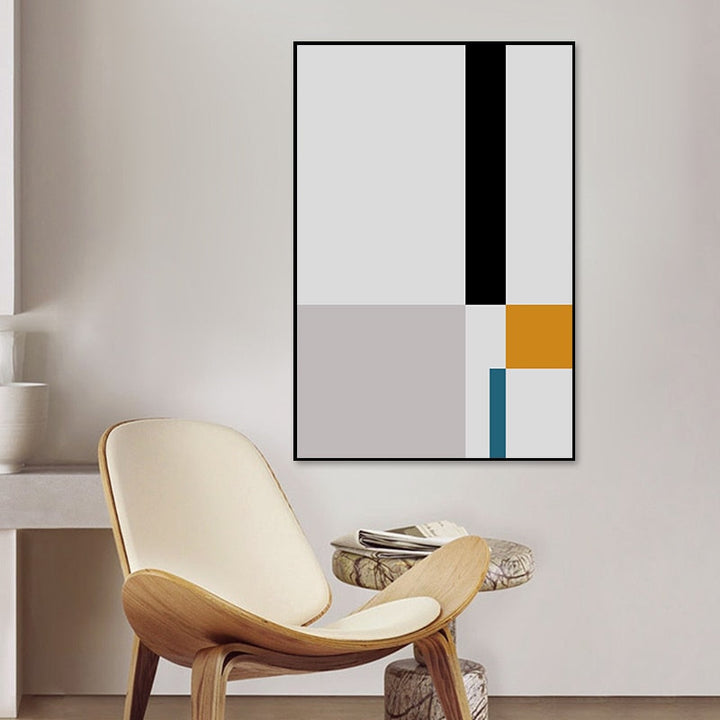Minimalist Abstract Wall Art Gallery Scandinavia - Canvas Wall Art Painting | Bowlift