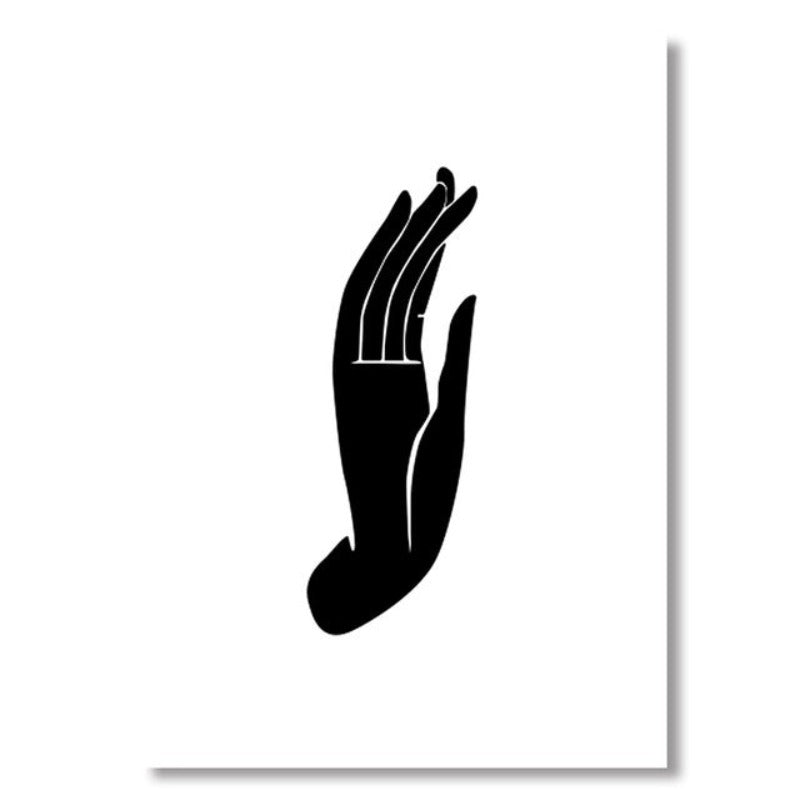 Buddha Mudra Hand Gesture - Canvas Wall Art Painting | Bowlift