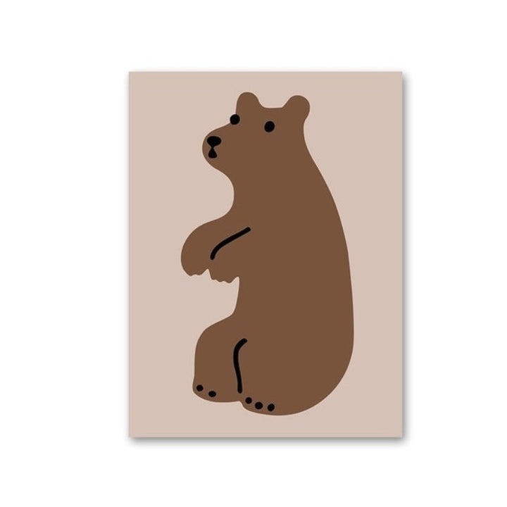 Woodland Animals - Canvas Wall Art Painting | Bowlift