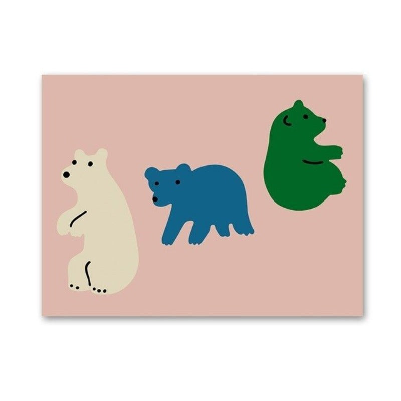 Woodland Animals - Canvas Wall Art Painting | Bowlift