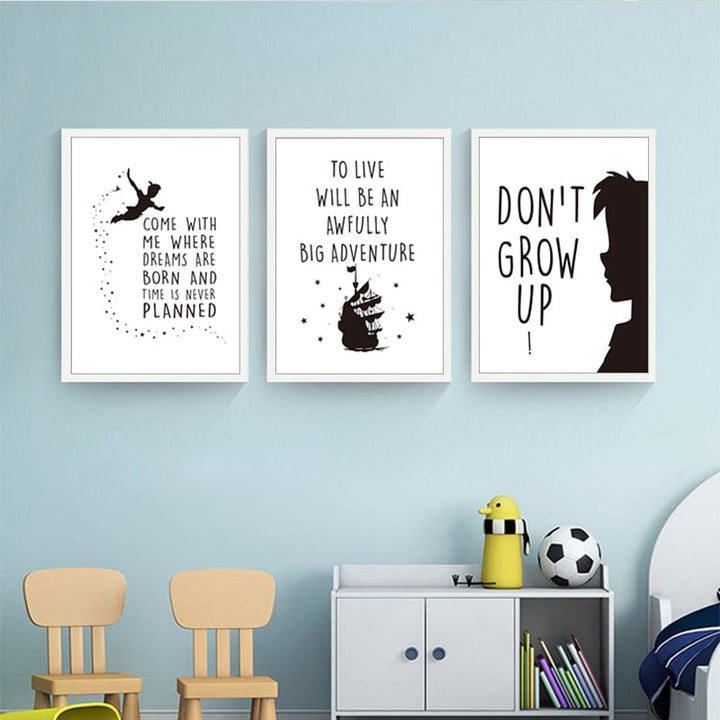 Stay Childish - Canvas Wall Art Painting | Bowlift