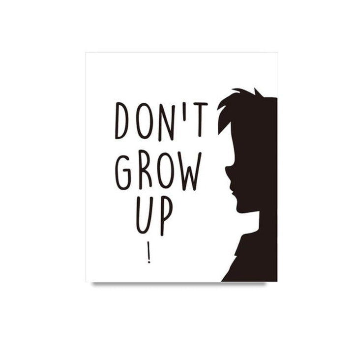Stay Childish - Canvas Wall Art Painting | Bowlift
