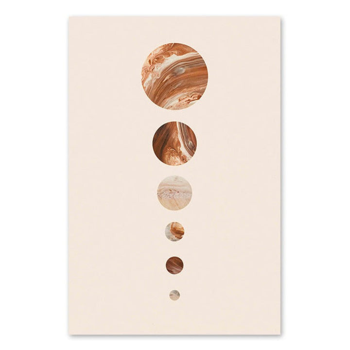 Modern Solar System Planet - Canvas Wall Art Painting | Bowlift