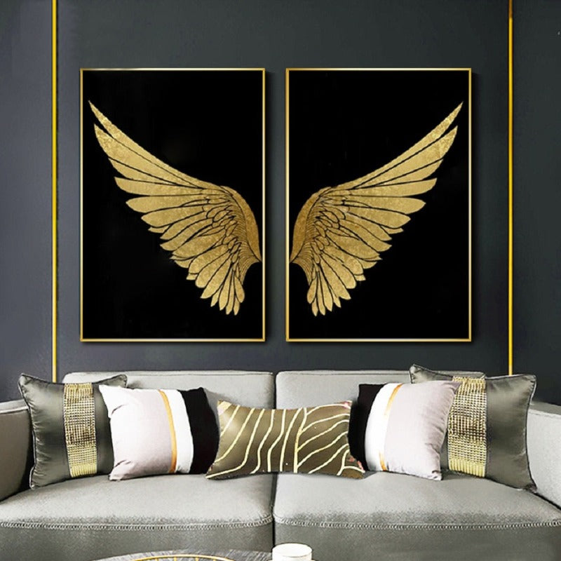 Dream Wing Wall Art - Canvas Wall Art Painting | Bowlift