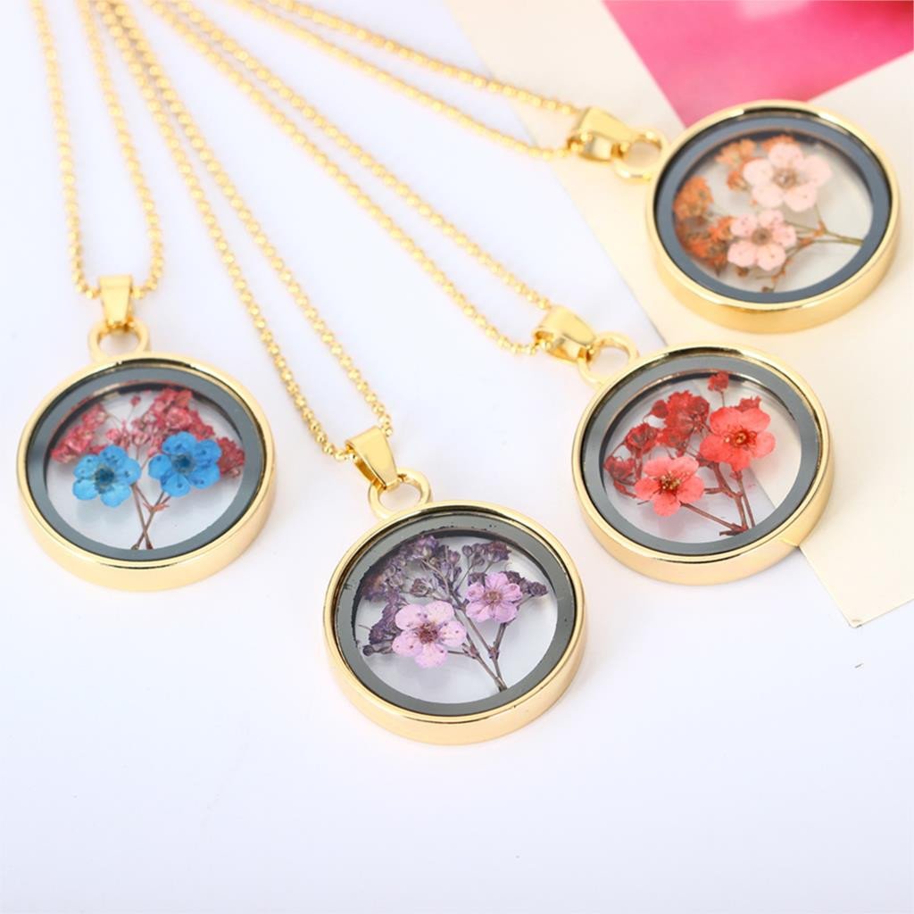 Pressed Flower Necklaces | Bowlift