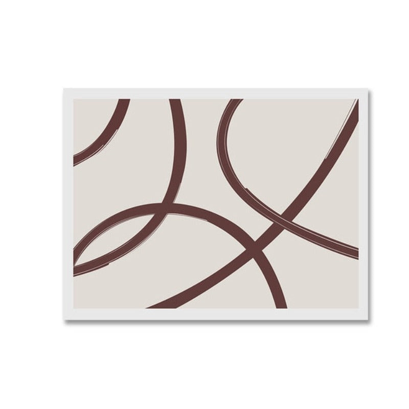 Geometric Europe Figure - Canvas Wall Art Painting | Bowlift