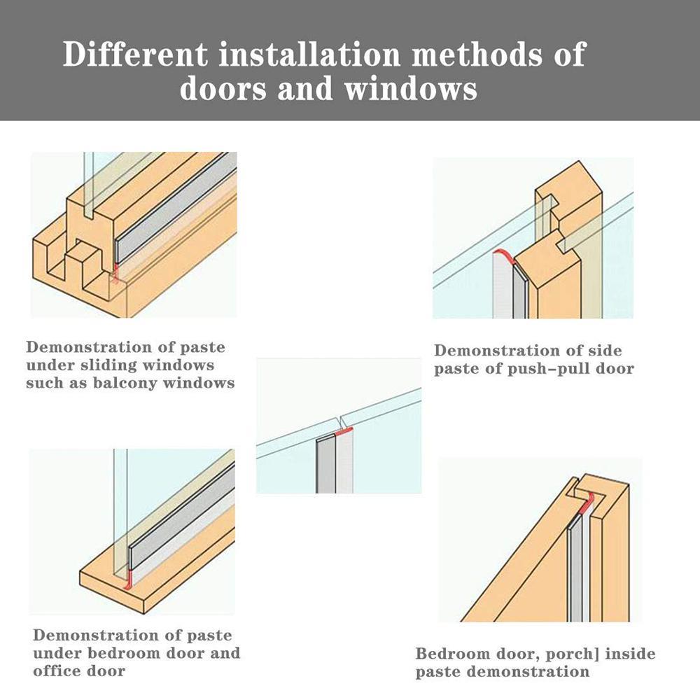 Weather Stripping Door Seal Strip (5M) | Bowlift