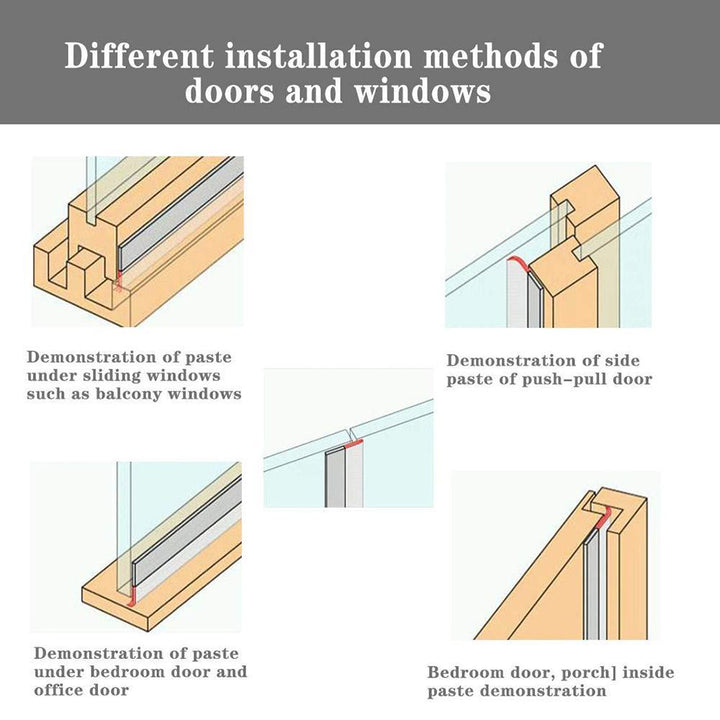 Weather Stripping Door Seal Strip (5M) | Bowlift