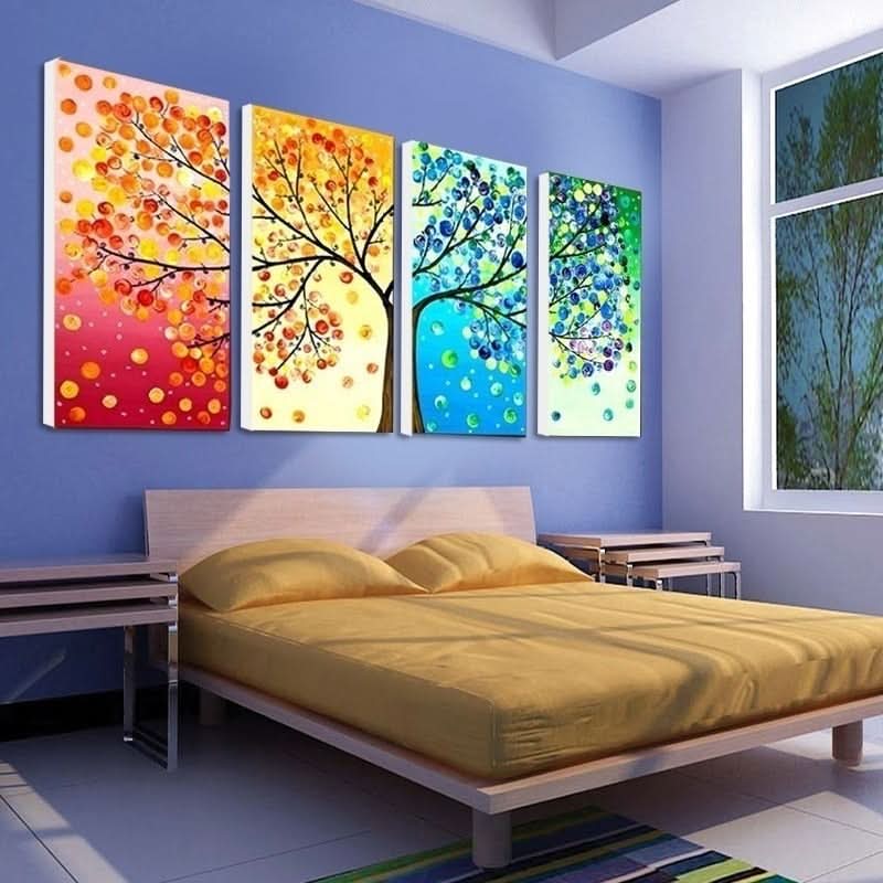 BowLift | Tree of Life Four Seasons Canvas Wall Art