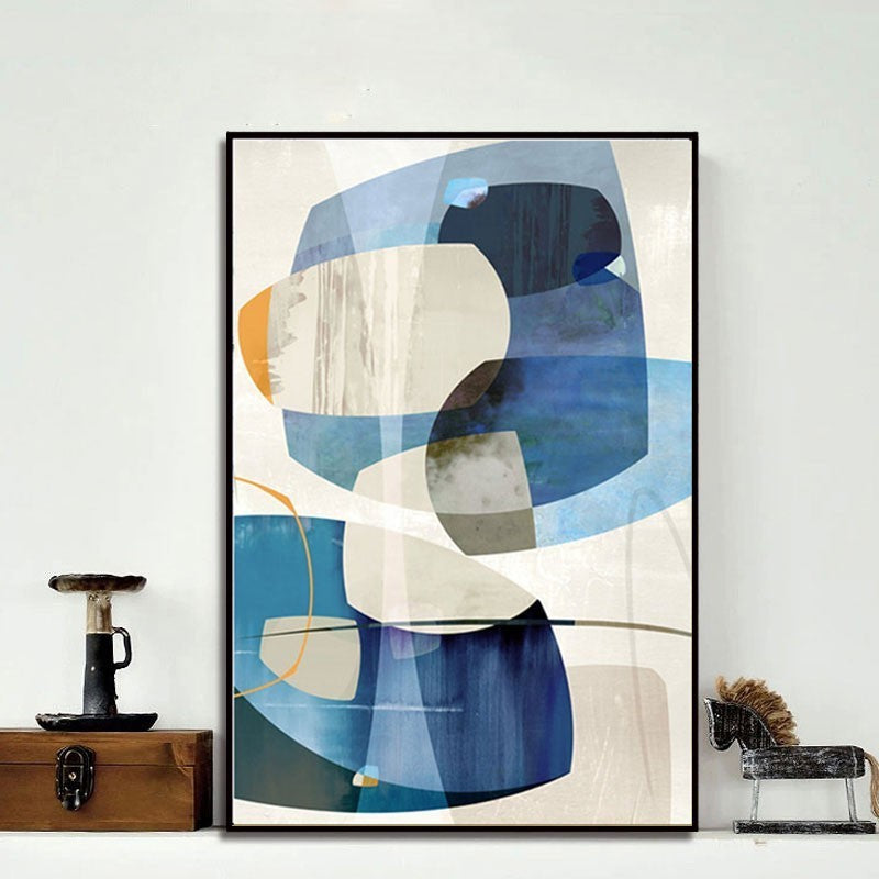 Minimalist Nordic Abstract Colors - Canvas Wall Art Painting | Bowlift