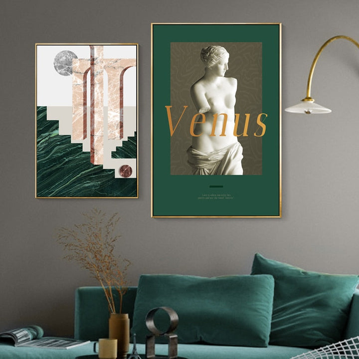Vintage Venus - Canvas Wall Art Painting | Bowlift