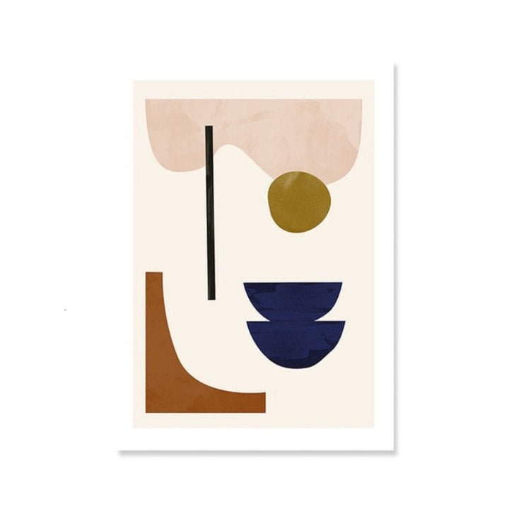 Geometric Abstract Scandinavia Gallery - Canvas Wall Art Painting | Bowlift