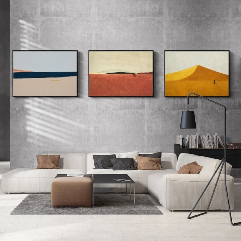 Impressionist Rural Scene Landscape Oil Prints - Canvas Wall Art Painting | Bowlift