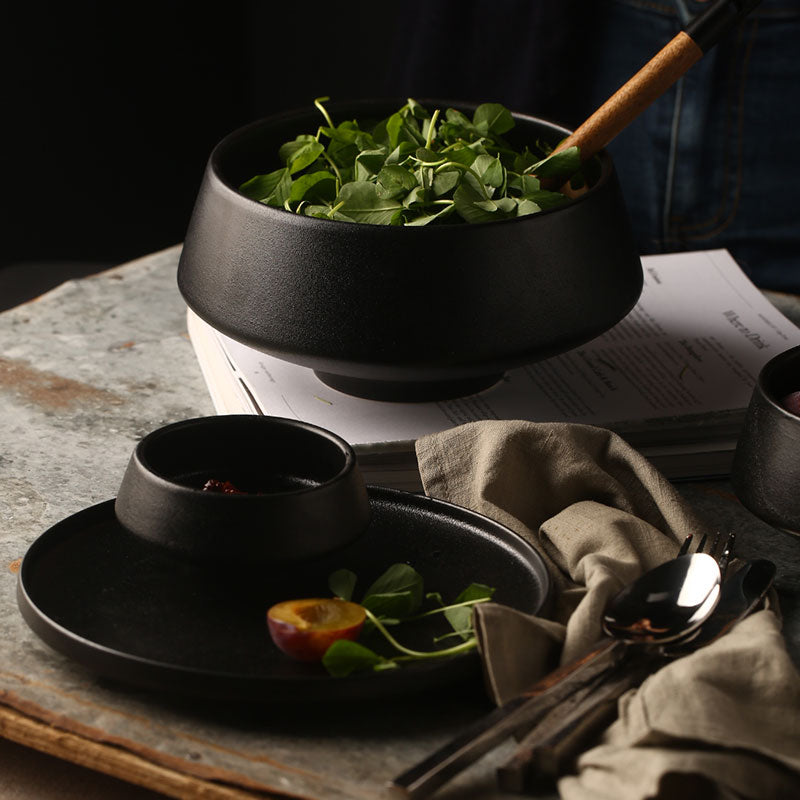BowLift | Elegant Matte Black Snack Bowl