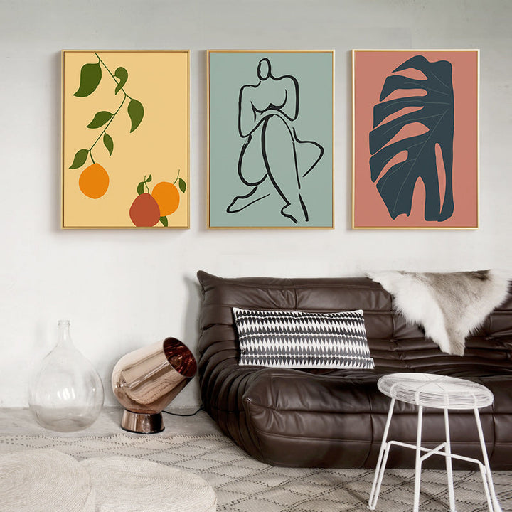 Scandinavia Abstract Still Life - Canvas Wall Art Painting | Bowlift