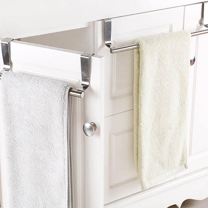 BowLift | Towel holder made of stainless steel for cabinet doors