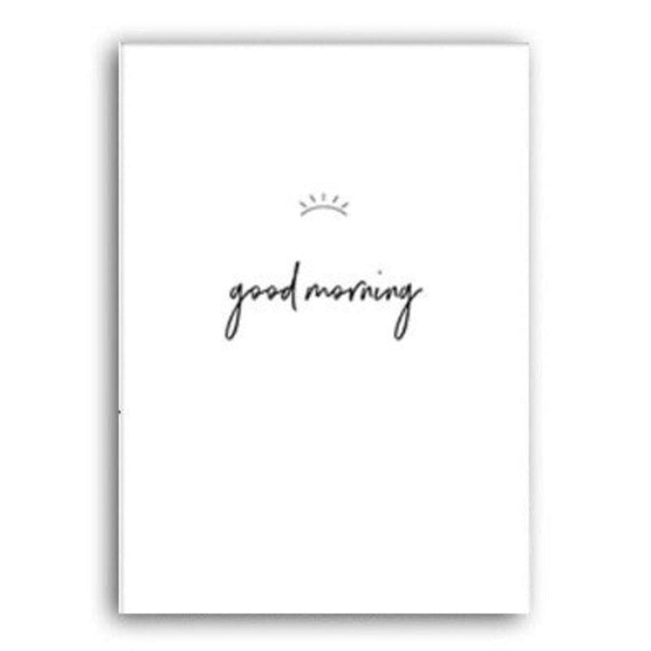 Good Morning And Good Night Eyes - Canvas Wall Art Painting | Bowlift