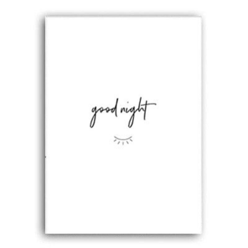 Good Morning And Good Night Eyes - Canvas Wall Art Painting | Bowlift