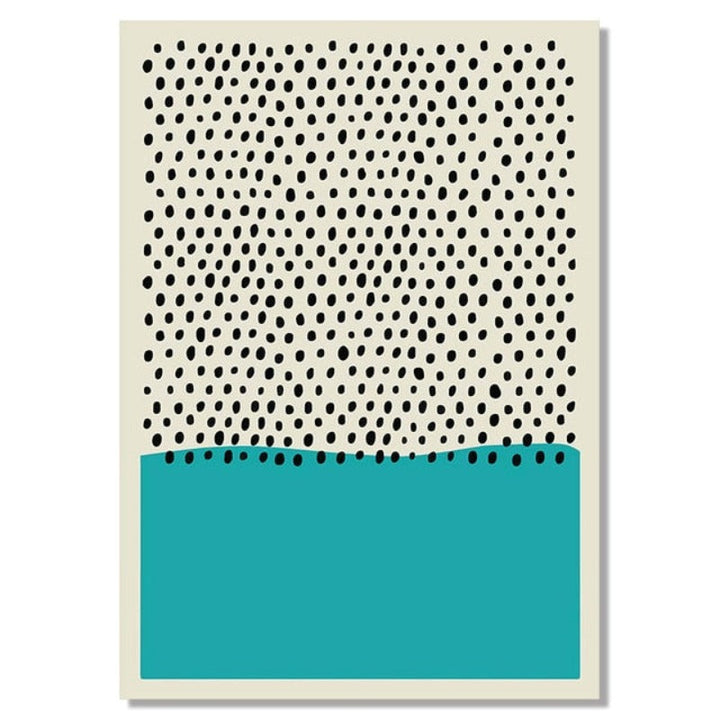 Multicolored Abstract Geometric Wall Art  - Canvas Wall Art Painting | Bowlift