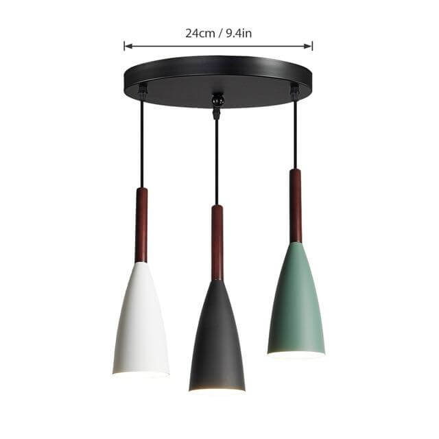 Modern Elegant Nordic Style Colorful Pendant Hanging Light | Bowlift