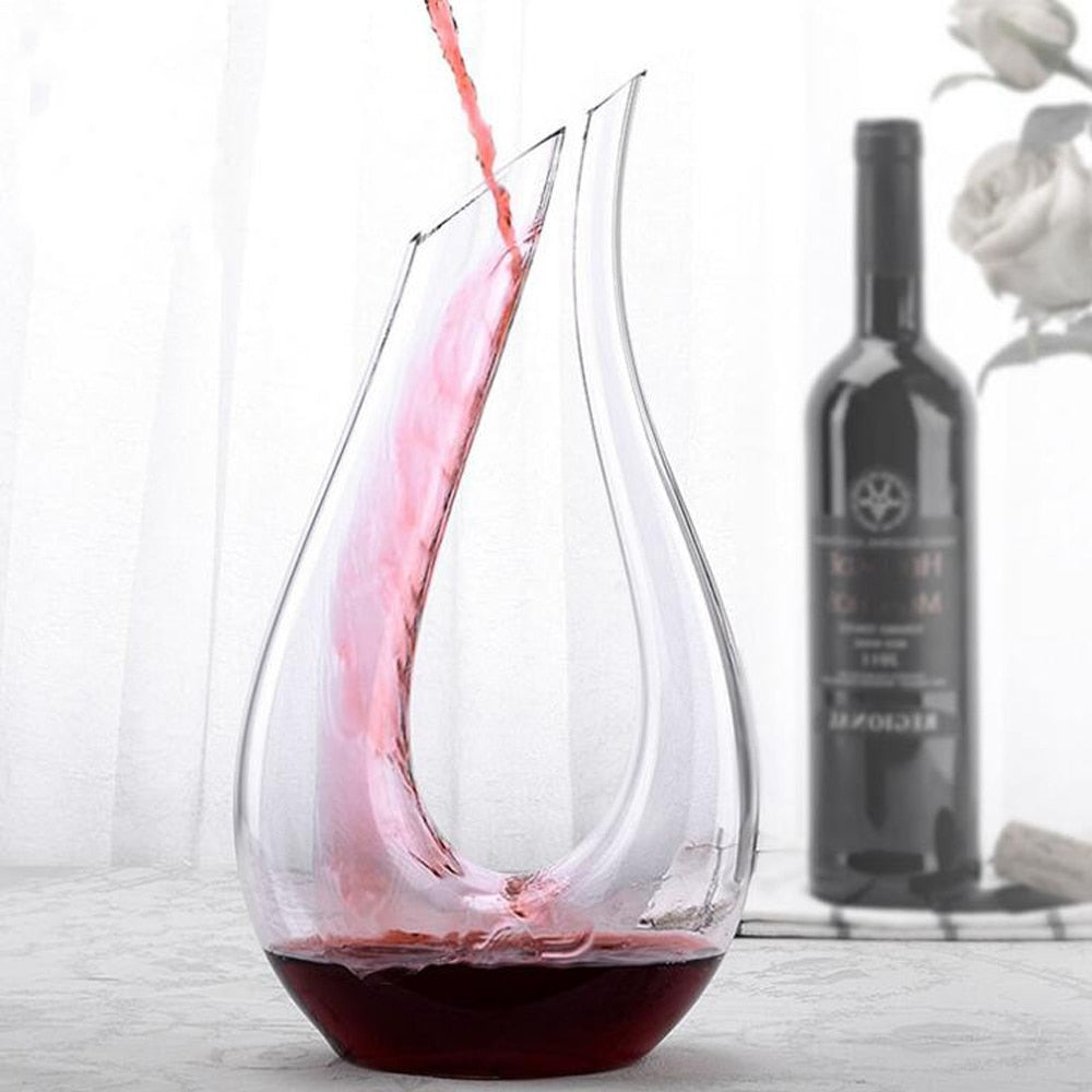 BowLift | Handmade Crystal Unique Wine Decanter