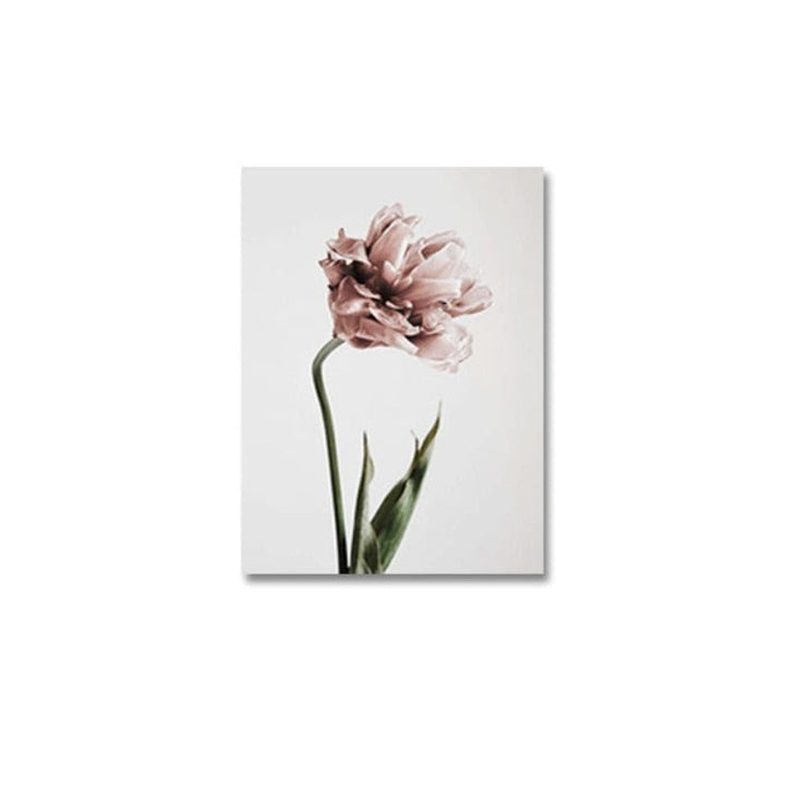 Modern Tulip Flower Prints Wall Art - Canvas Wall Art Painting | Bowlift