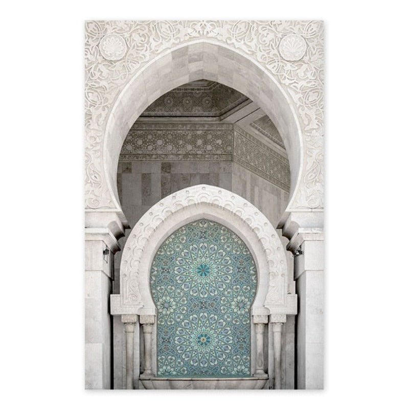 Trendy Moroccan Scene Gallery - Canvas Wall Art Painting | Bowlift