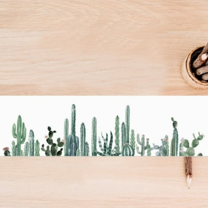 Nordic Cactus Flower Poster Plant - Canvas Wall Art Painting | Bowlift