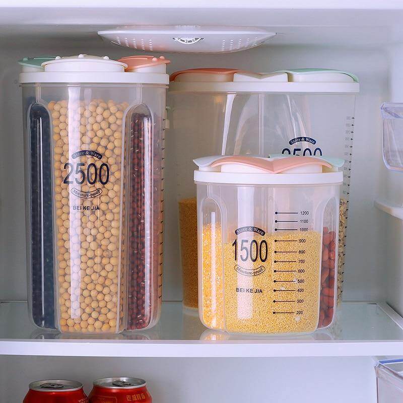 BowLift | Kitchen Transparent Flower Sealed Storage Tank
