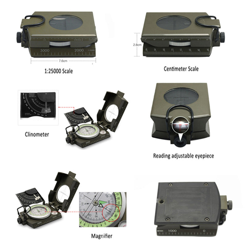 Army Guide Multi-Purpose Compass | Bowlift