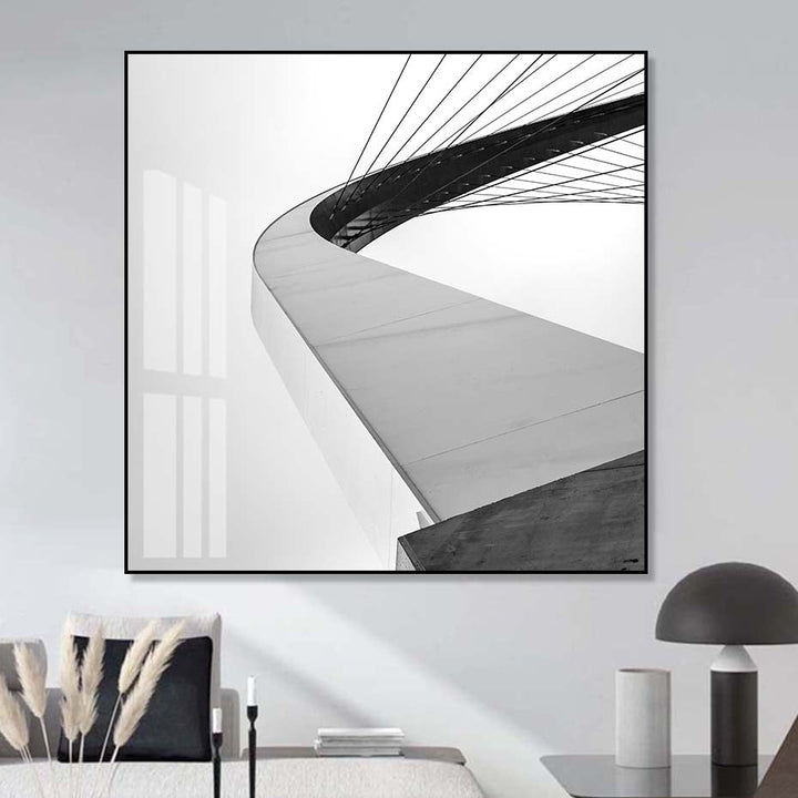 HD Bridge WirePictures - Canvas Wall Art Painting | Bowlift