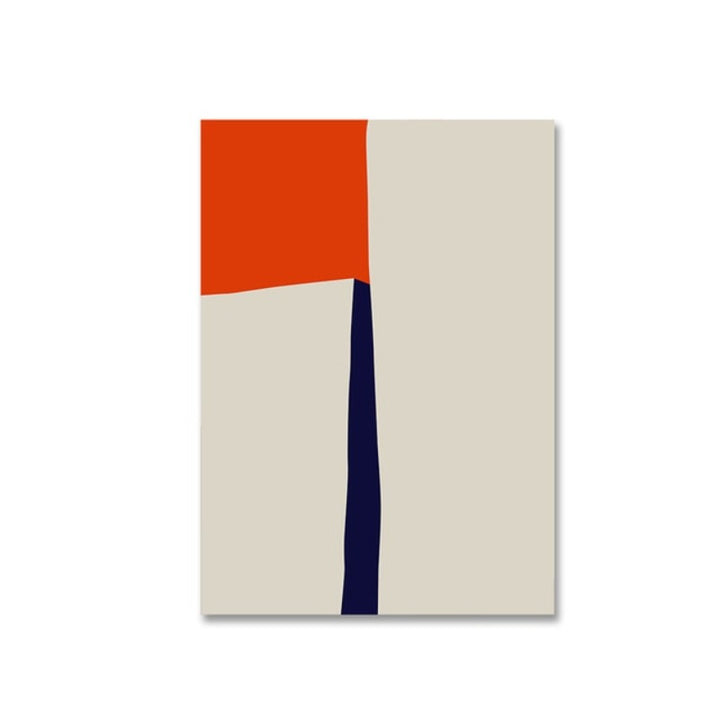 Geometric Colorful Prints Poster Nordic - Canvas Wall Art Painting | Bowlift