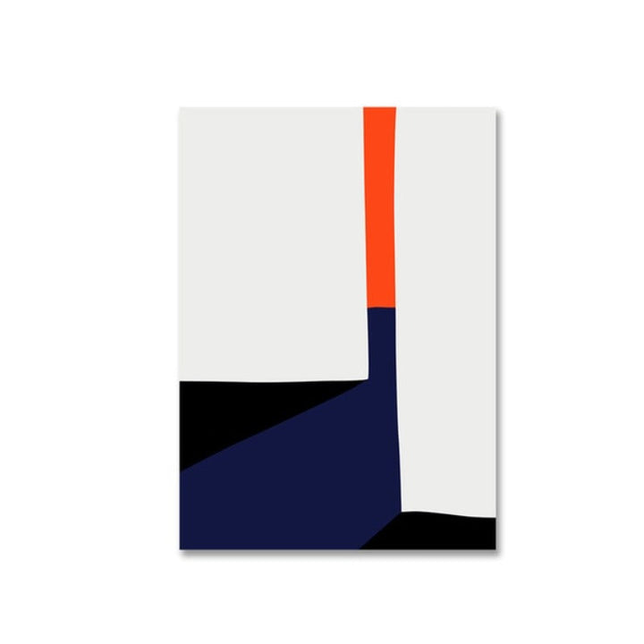 Geometric Colorful Prints Poster Nordic - Canvas Wall Art Painting | Bowlift