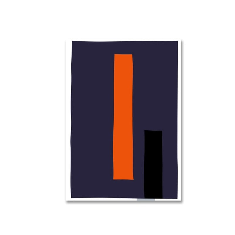Geometric Colorful Prints Poster Nordic - Canvas Wall Art Painting | Bowlift
