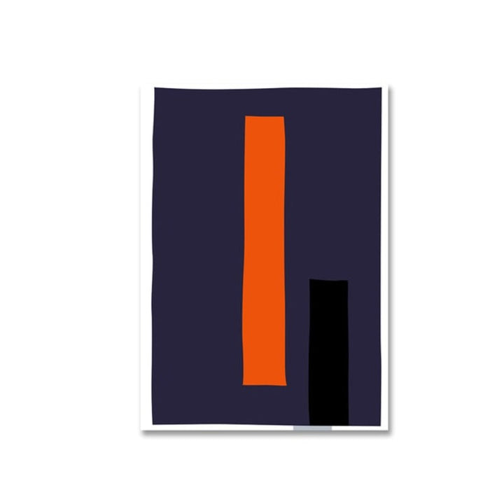 Geometric Colorful Prints Poster Nordic - Canvas Wall Art Painting | Bowlift