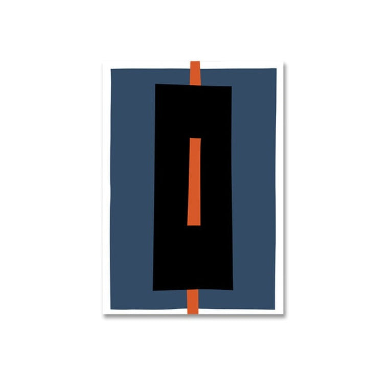 Geometric Colorful Prints Poster Nordic - Canvas Wall Art Painting | Bowlift