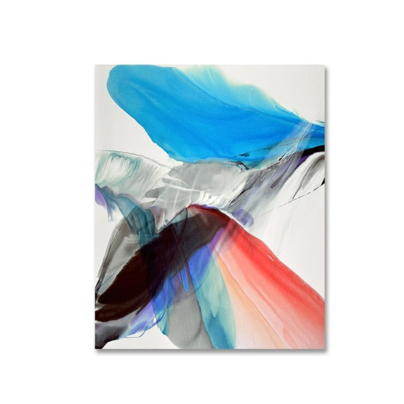 Feathers of Hope Colorful HD - Canvas Wall Art Painting | Bowlift