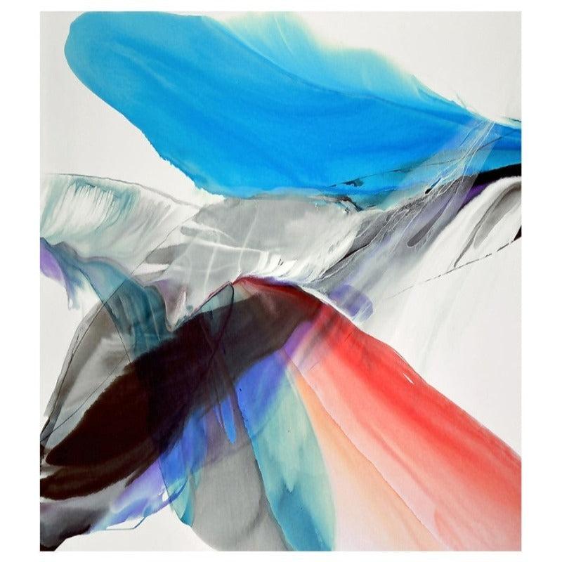 Feathers of Hope Colorful HD - Canvas Wall Art Painting | Bowlift