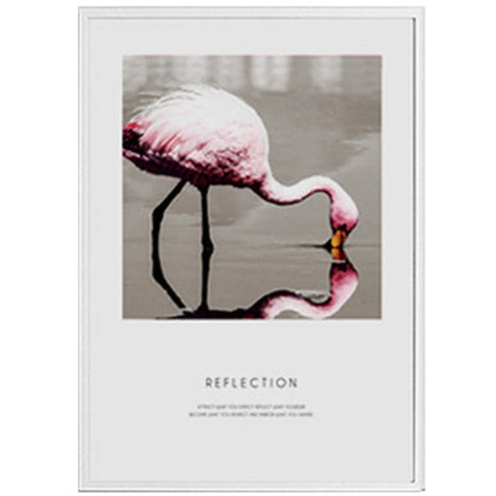Flamingo Reflection - Canvas Wall Art Painting | Bowlift