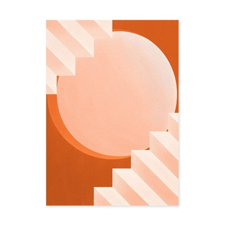 Moods In Orange - Canvas Wall Art Painting | Bowlift