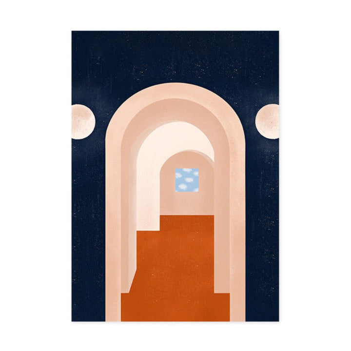 Moods In Orange - Canvas Wall Art Painting | Bowlift