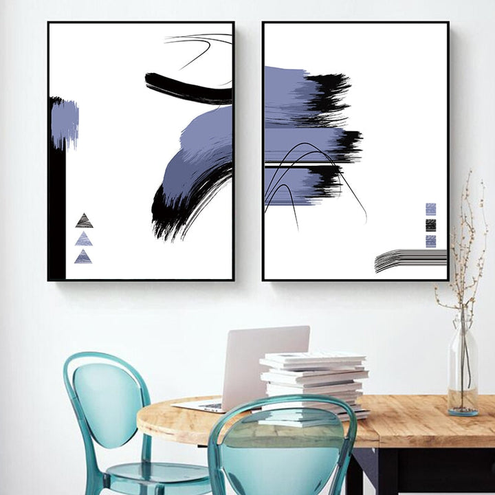 Purple POP - Canvas Wall Art Painting | Bowlift