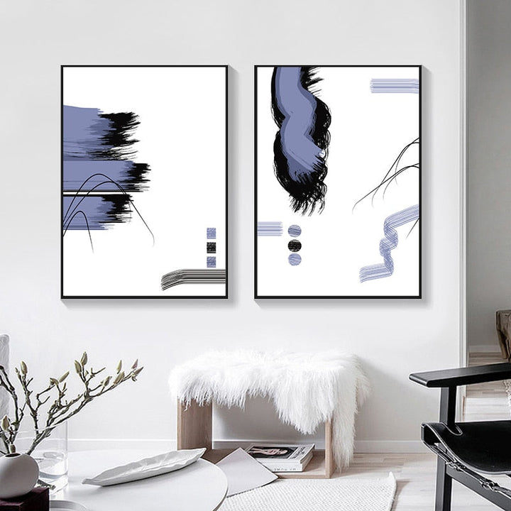 Purple POP - Canvas Wall Art Painting | Bowlift