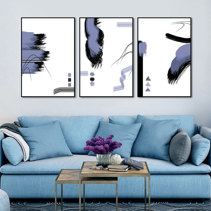 Purple POP - Canvas Wall Art Painting | Bowlift