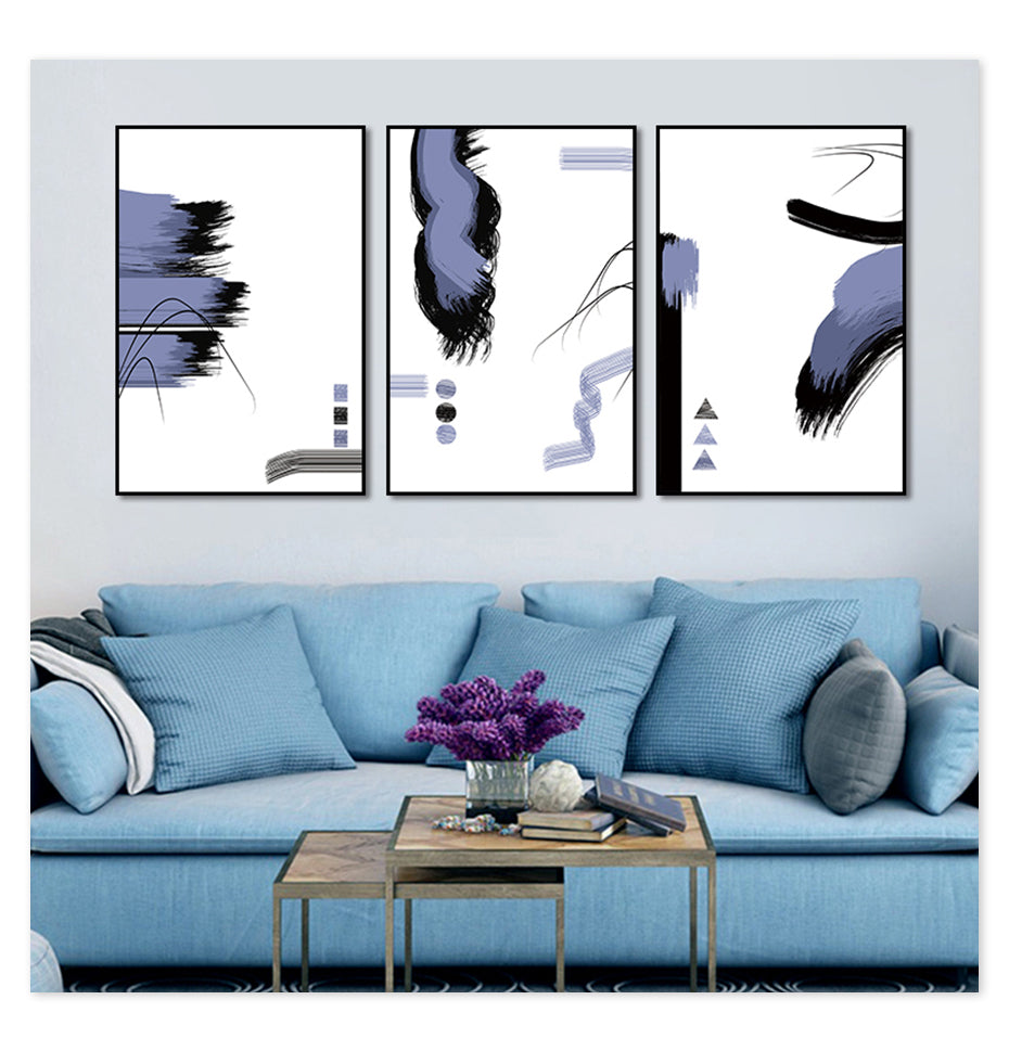 Purple POP - Canvas Wall Art Painting | Bowlift