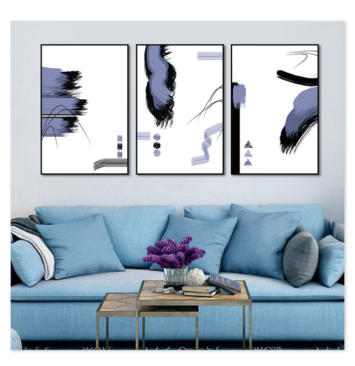 Purple POP - Canvas Wall Art Painting | Bowlift