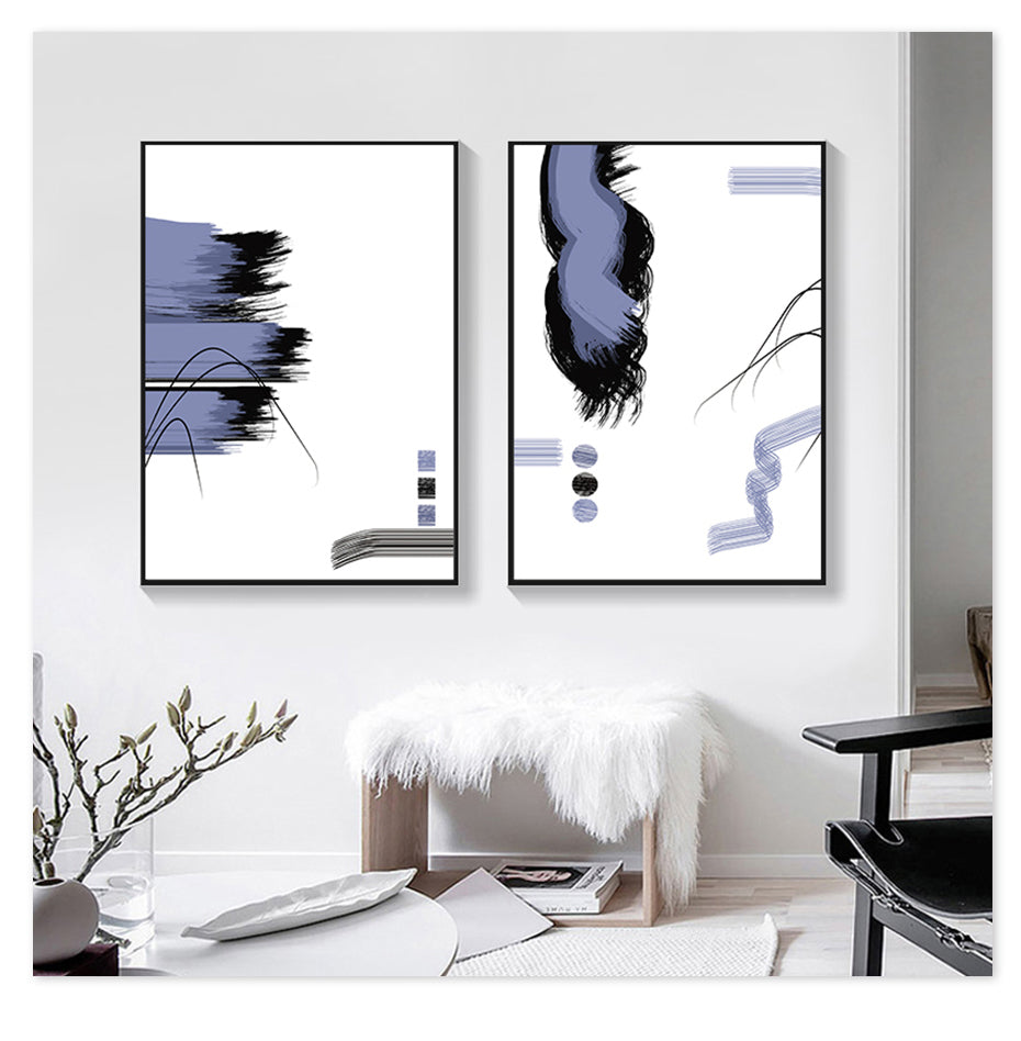 Purple POP - Canvas Wall Art Painting | Bowlift